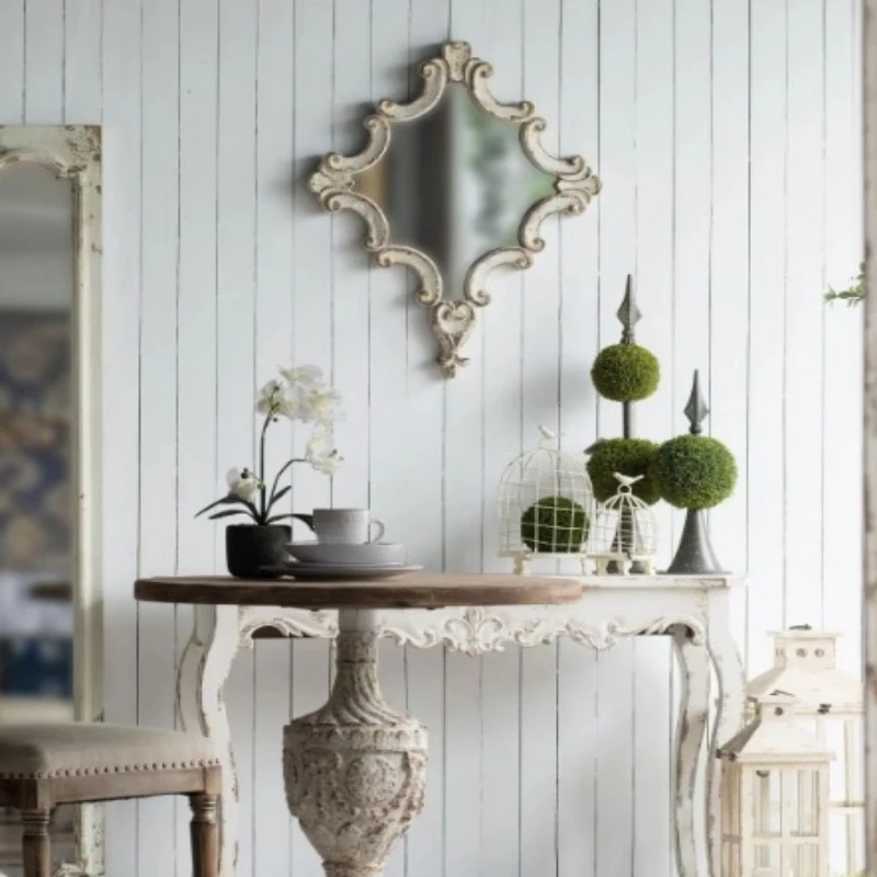 Diamond Scroll Wall Mirror Living Room Entrance Passage Bedroom Office
