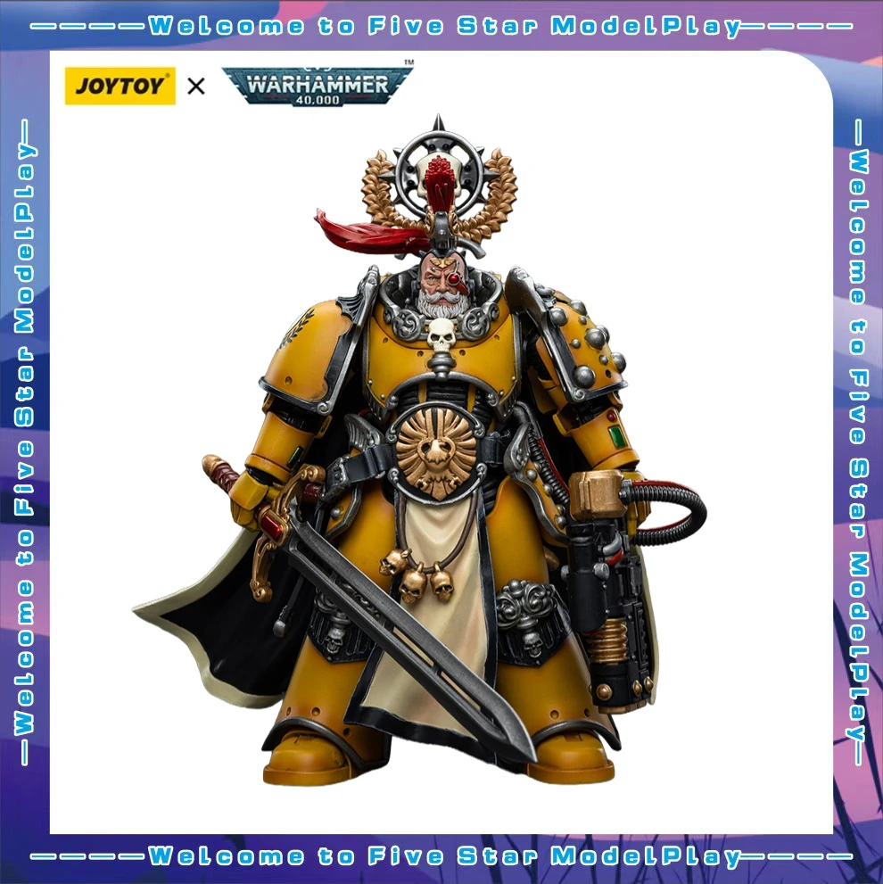 

【FS】JOYTOY Warhammer 40K: Фигурки в масштабе 1/18, Имперские кулаки, Праептор Имперского легиона с мощным мечом, модели, игрушки, подарки
