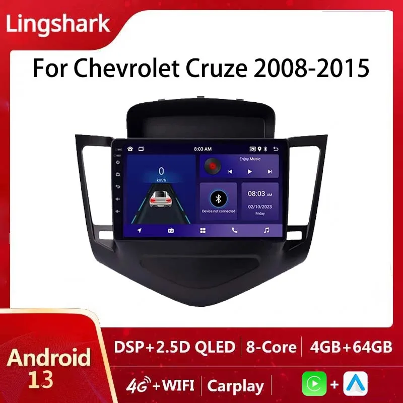 

Автомагнитола Carplay Android 10, мультимедийный плеер 2Din для Chevrolet Cruze 2008-2015, навигация, GPS экран, стерео, авто DSP, Wi-Fi, 4G