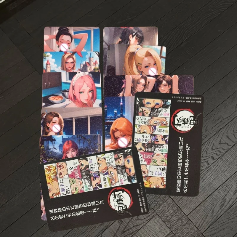 Suitable for ACG Goddess Android 18 Double-sided Frosted Flash Card Haruno Sakura Makima Rangiku Matsumoto Collection Wife Card