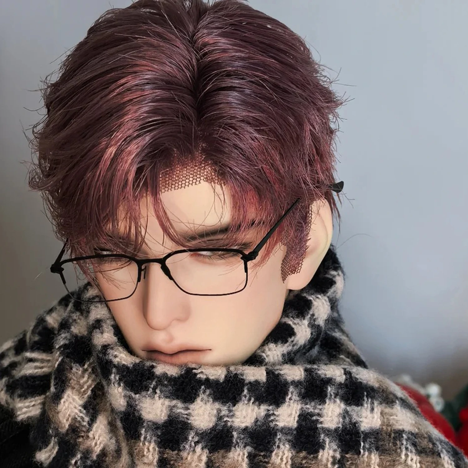 دمية Bjd 1/3 رأس WuSe العم صوتها دمى جذابة للرجال SD عمل الشكل غير ملابس الجسم الراتنج الشكل