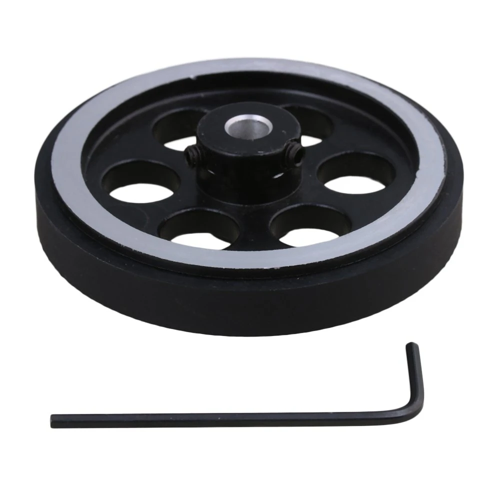 Ruota del misuratore dell'encoder rotativo di misurazione della gomma di alluminio industriale 200X6mm