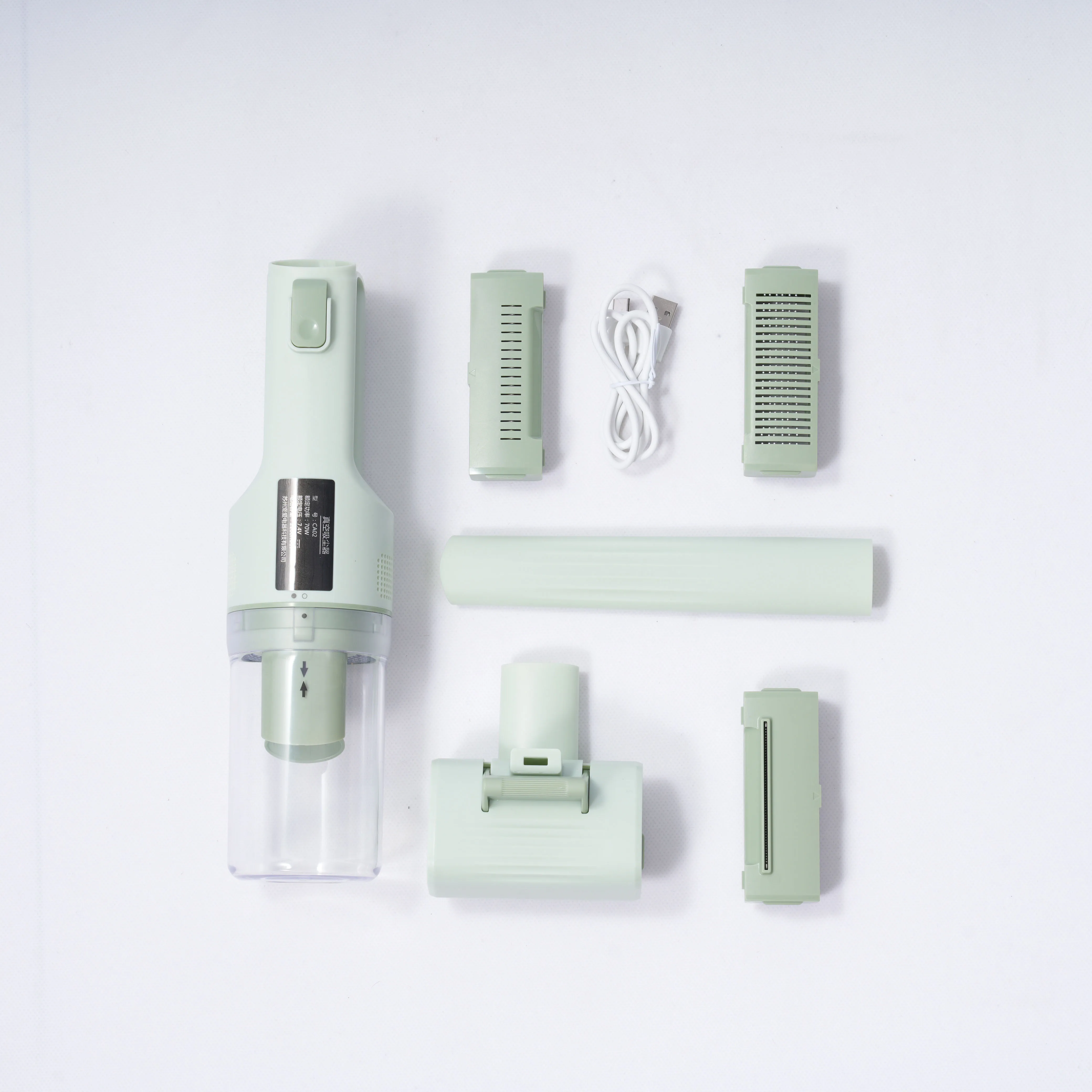 Cat Grooming Vacuum 5Brushes Pet Grooming Kit with 0.3L Hair Dust Cup Dog Vacuum Cleaner for Pets Cats Dogs Hair Vacuum Cleaner