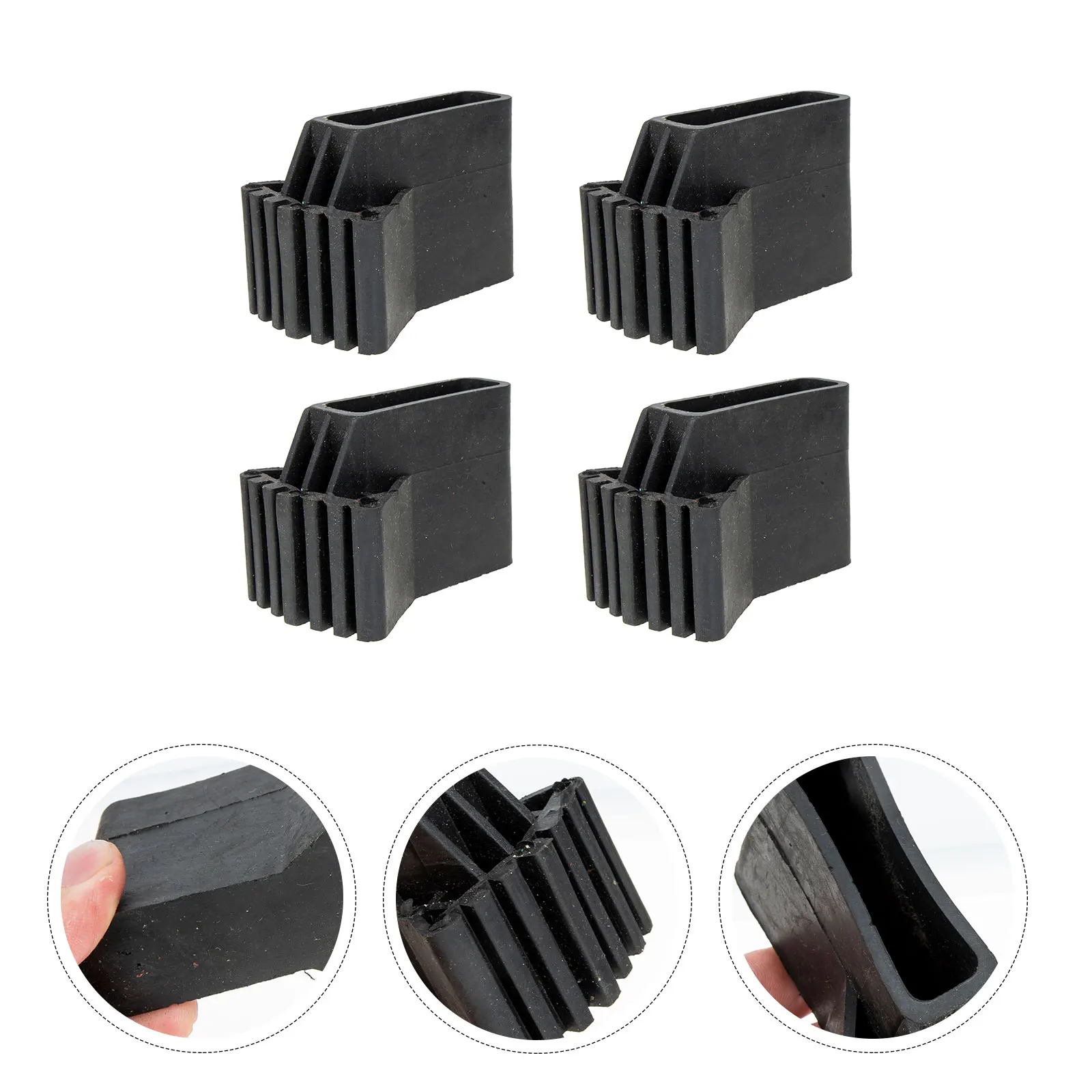 

4Pcs Non-Skid Ladder Feet Covers Durable Rubber Foot Pads Ladder Accessories for Household Use Turquoise Bathroom Accessories