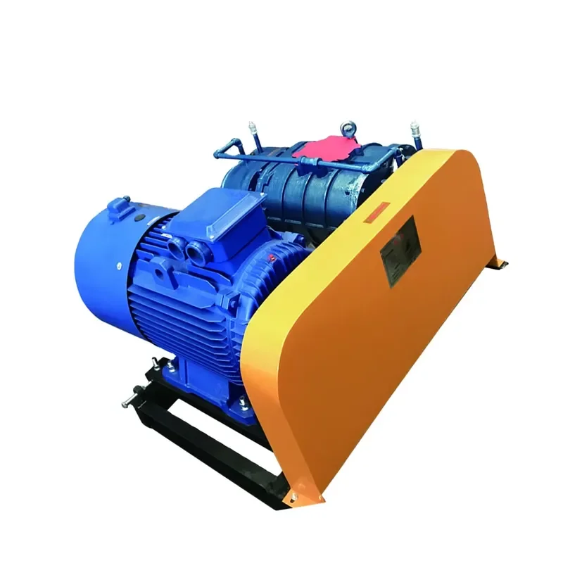 China Factory Fish Pond Delivery Equipment RSR-80 Double Oil Tank Air Cooling Low Noise Mini Roots Blower