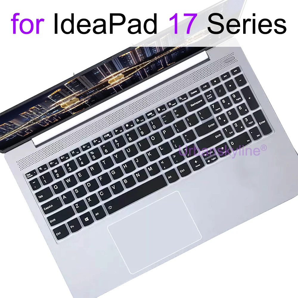 Keyboard Cover for Lenovo IdeaPad 17 Slim 3 3i Gen 7 6 17IAU7 17IRU7 17ABA7 Silicone Protector Skin Case