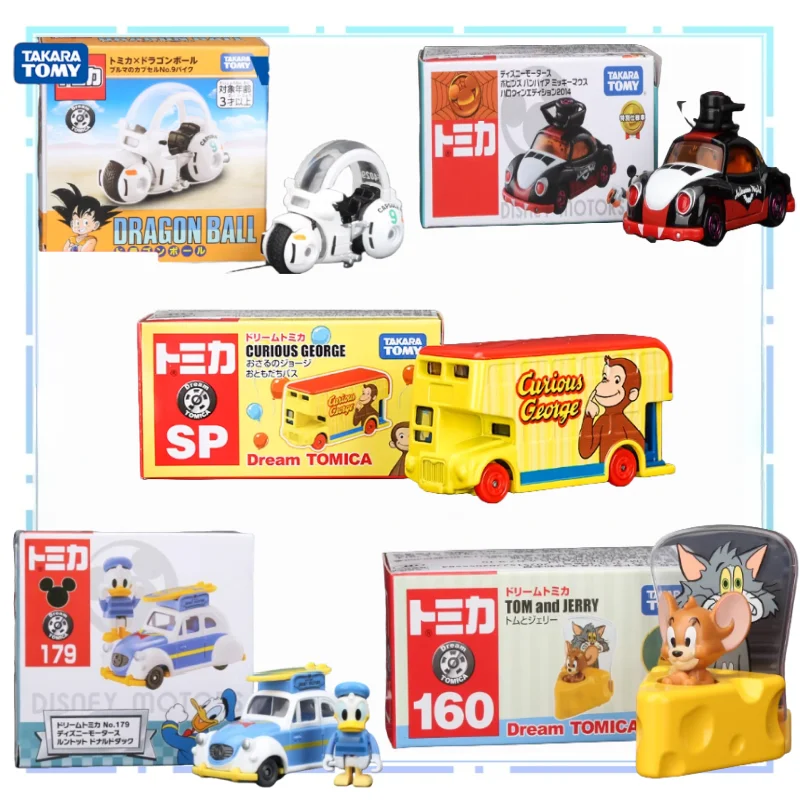 

TOMY's Halloween Limited Edition Alloy Figurines Car Models Mickey and Donald Duck Desktop Decoration Collectibles Holiday Gifts