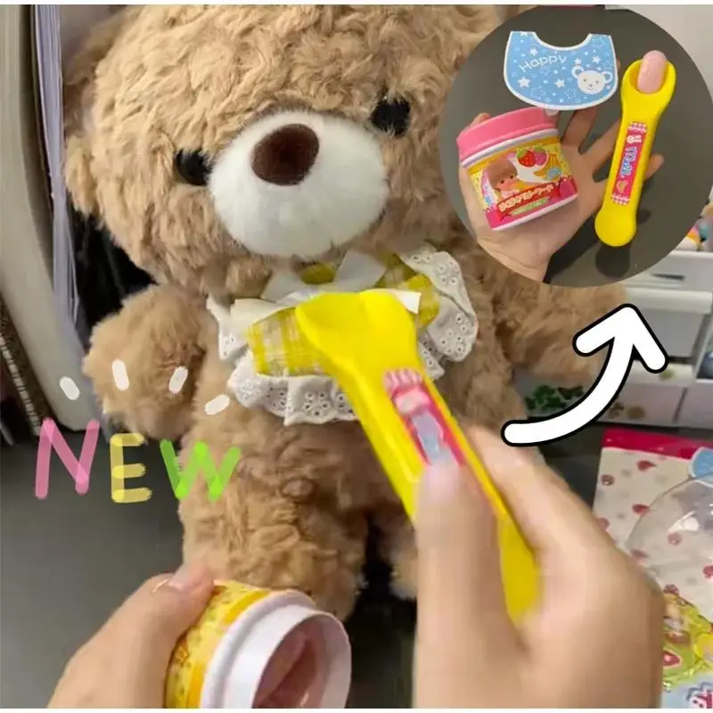 1 Set Simulation  Play Strawberry Pudding Toy Early Education Japanese Play House Food Feeding Pudding Feeding Toys