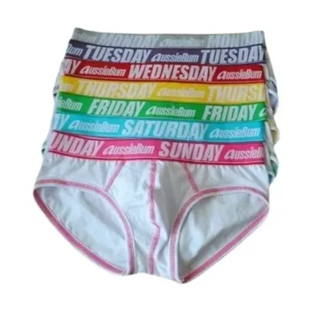 Nueva semana pantalones calzoncillos transpirables simples para hombre cinturón multicolor calzoncillos de cintura baja opcionales al por mayor y al por menor.