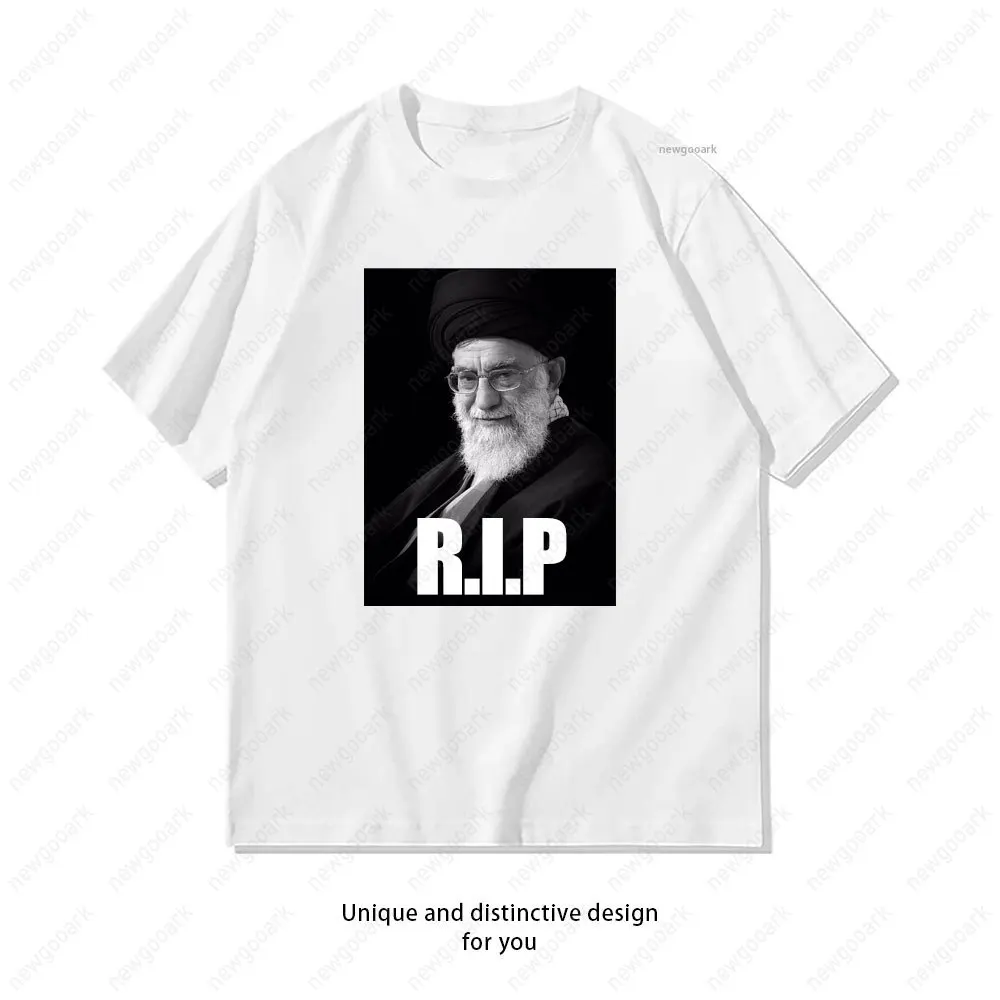 Ali Khamenei RIP 1939-2026 T-shirt Rest in Peace Ali Khamenei Thank You for The Memories Shirt Iran Woman Man Cotton Printed Tee