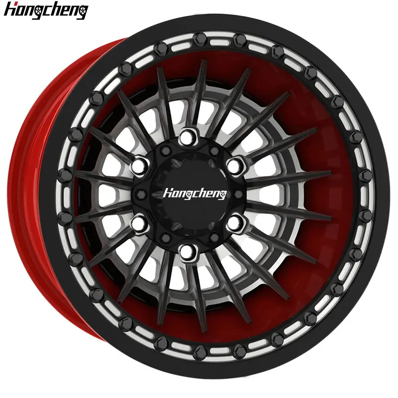 

Custom 15 17 18 20 22 24 26 Inch V8 Atv/Utv Forged Beadlock Wheel Rims 4x4 5x114.3 6x139.7 For All Off-Road Vehicles