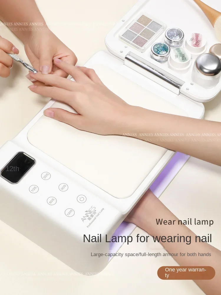 Yy High Power Nail Beauty Polish Gel Hand Pillow Uv Lamp for Nail Beauty Shop Phototherapy Machine