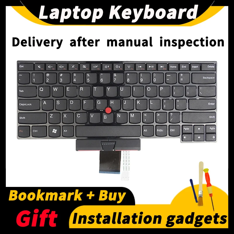 

Laptop Replacement Keyboard For Lenovo ThinkPad E430 E430C E330 E335 E435 S430 E445 L330 T430U U.S. Layout 04W2557