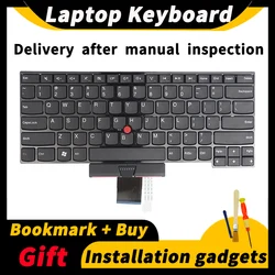 Teclado de repuesto para ordenador portátil, accesorio para Lenovo ThinkPad E430, E430C, E330, E335, E435, S430, E445, L330, T430U, diseño de EE. UU. 04W2557