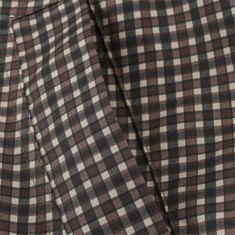Damenmantel Langarm-Karo-Kapuzenjacke für Frauen 2026 Neue Mode Herbst Winter Lässige Schicke Damen-Oberbekleidung – Detail 17