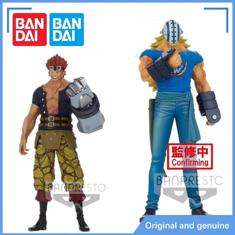 Bandai Original Banpresto DXF THE GRANDLINE MEN Eustass Kid Killer PVC Anime Action Figure Toys For Kids Gift Collectible Model