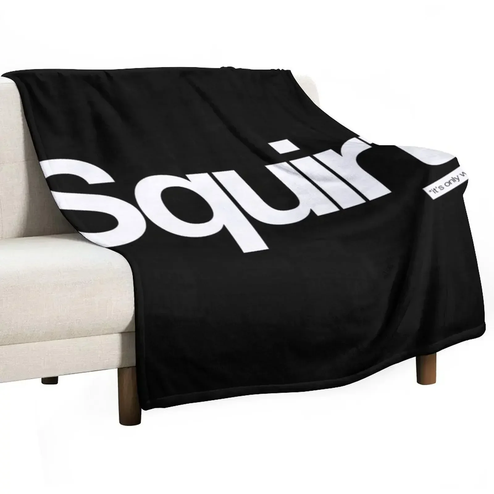 Squirt - It's Only Words Throw Blanket Softest anime Cute Plaid Blankets