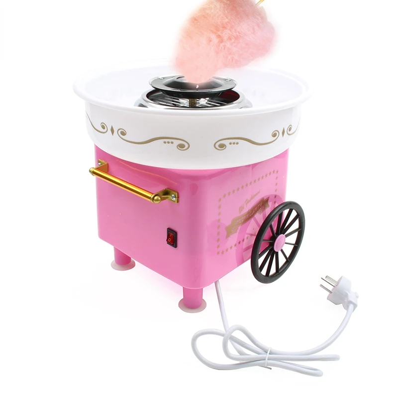 Electric DIY Sweet Cotton Candy Maker Portable Fancy Sugar Fairy Floss Spun Marshmallow Machine Children Gifts EU US Plug