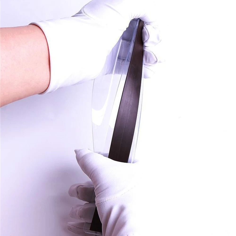 Plastic Pvc Clear Storage Rack Shelf Dividers Side Splitter Holder In Supermarket Retail Stores