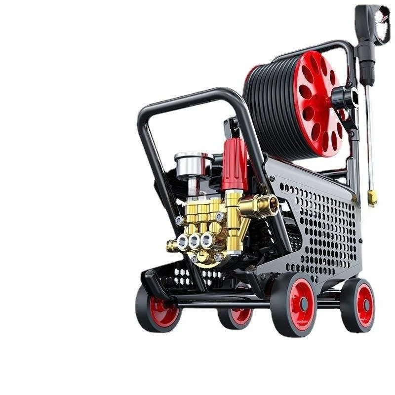 

High pressure water pump 220 high power, car wash gun household