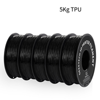 GEEETECH 5Kg 3D TPU Flexible Filament TPU material 1.75mm Plastic Vacuum Packaging, Non-Toxic High Quality Safe