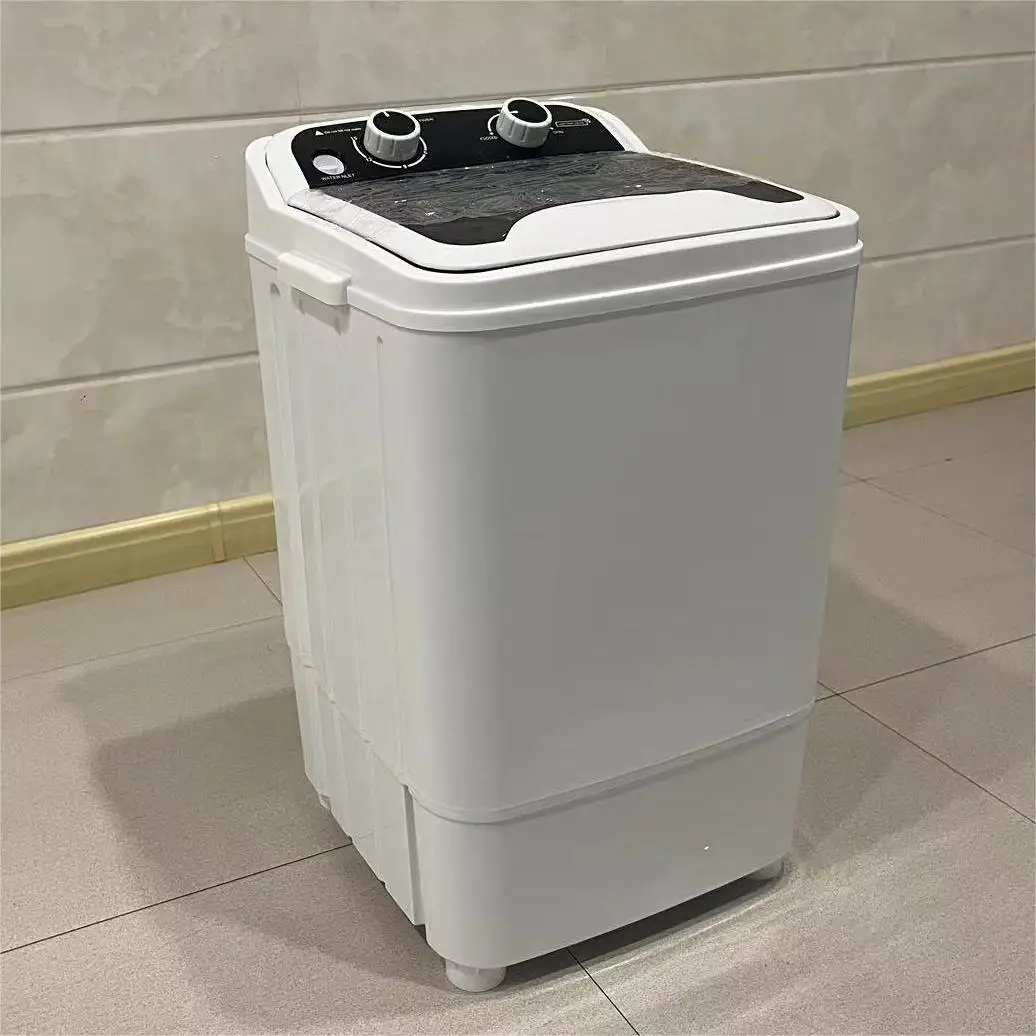 X 7kg Electric Semi-Automatic Single Bucket Top Washing Machine with Plastic Housing English-speaking Features