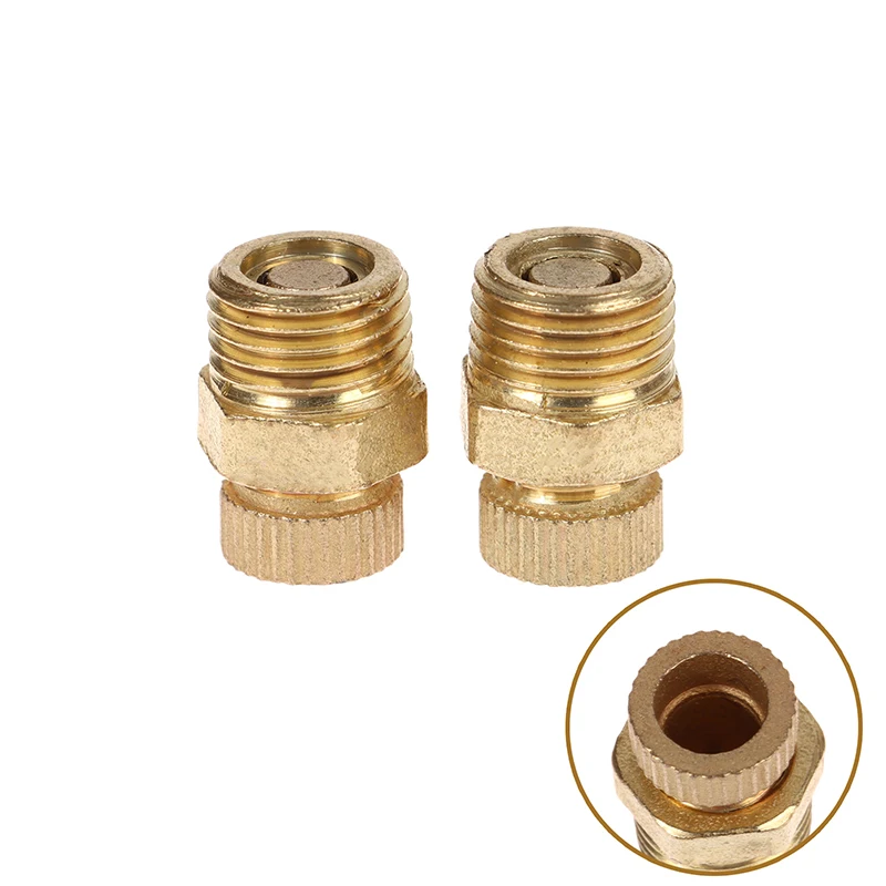 

2PCS Hardware Accessories Small Air Pump Accessories Silent Air Compressor Drain Valve Screw Copper Hand Tools