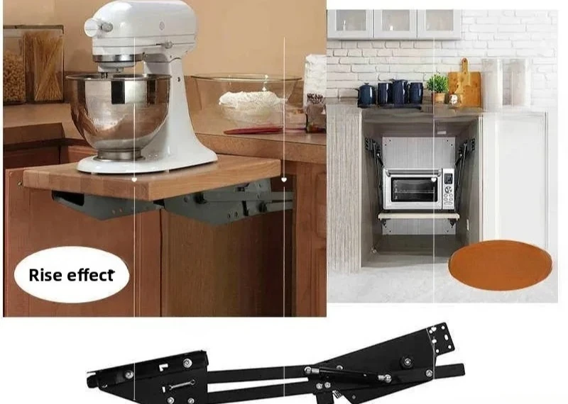 Cooking Machine Lifting Bracket Kitchen Mixer Coffee Machine Up and Down Lifter，Hydraulic Buffer Countertop Extension