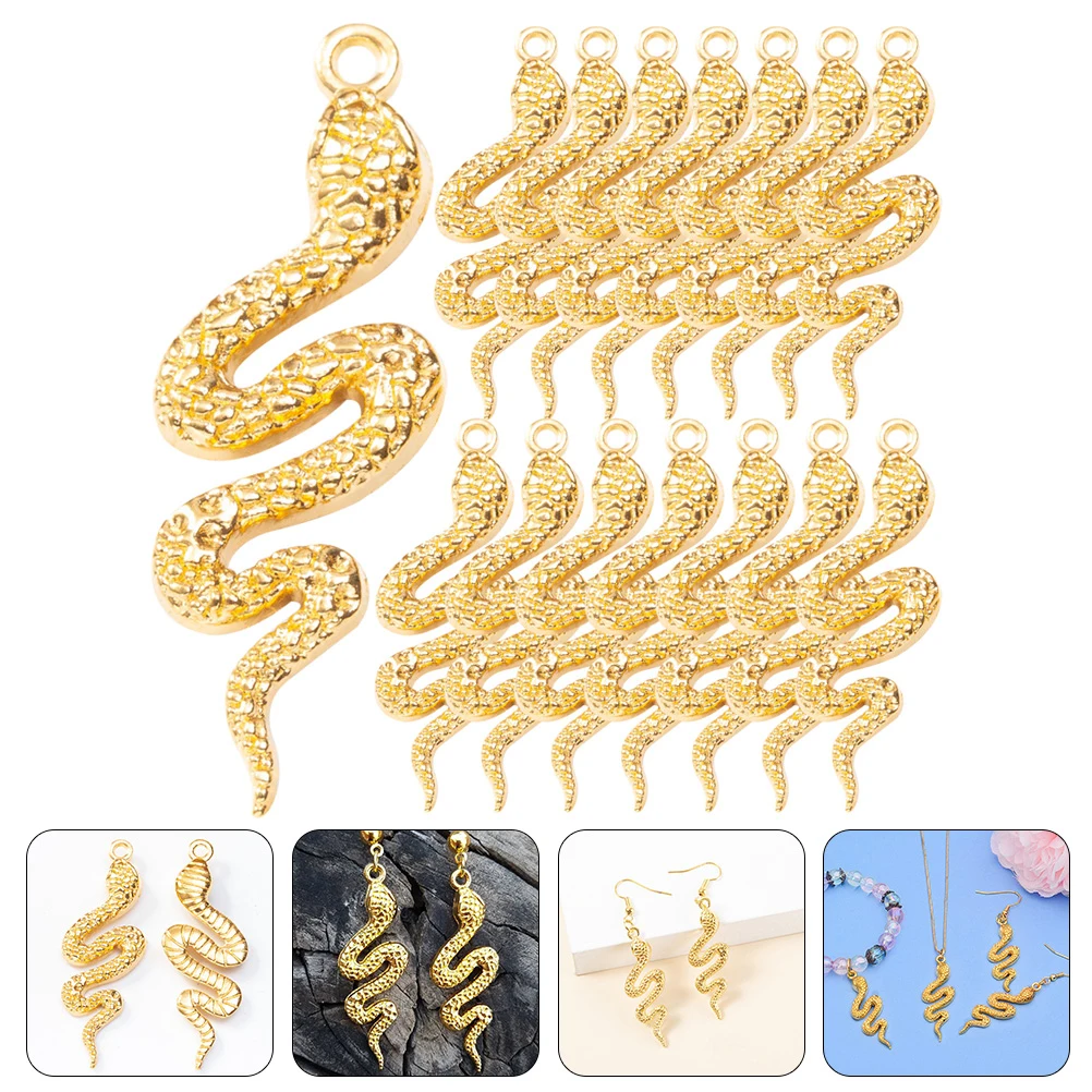 

48 шт., кулон в виде змеи, сплав, западный стиль, изготовление ювелирных изделий, подвески для брелков, браслетов, ожерелья, брелок со знаком зодиака в виде животных