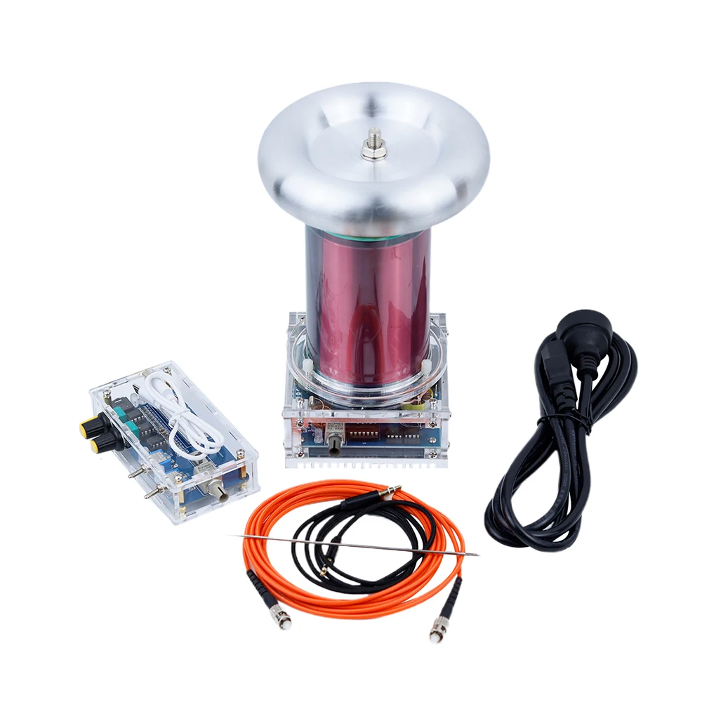 New Music Tesla coil SSTC product high-frequency generator ignition lightning model Integrated arc extinguishing tesla 20cm