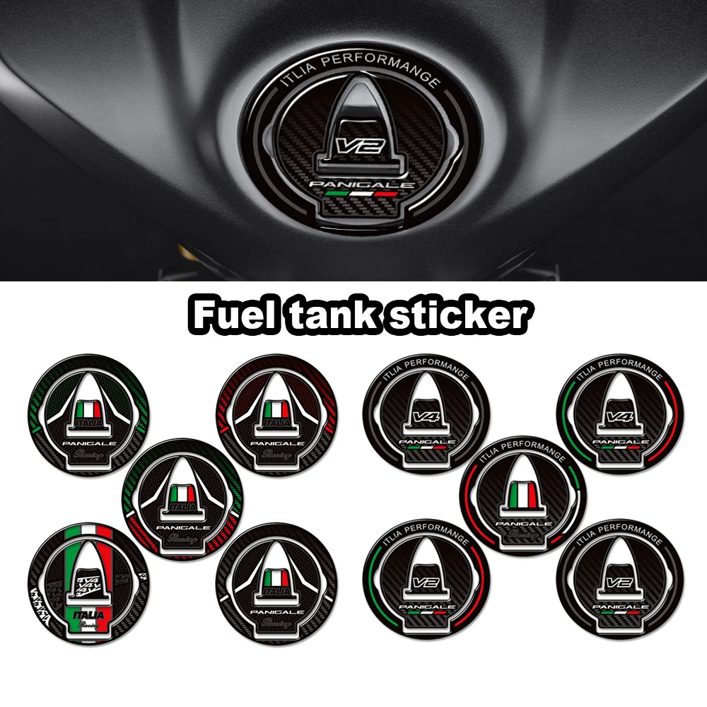 

For Ducati Panigale V2 V2S V4 V4S V4R S R 899 959 1199 1299 Motorcycle Fuel tank cap decoration stickers decals