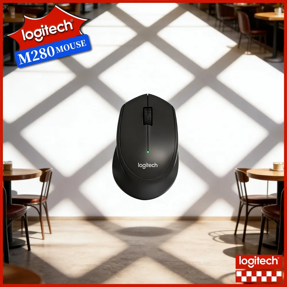 Office Spreadsheet Work Wireless Mouse M280 Accurate Pointer Movement For Data Sorting Report Making Home Daily Pc Tasks