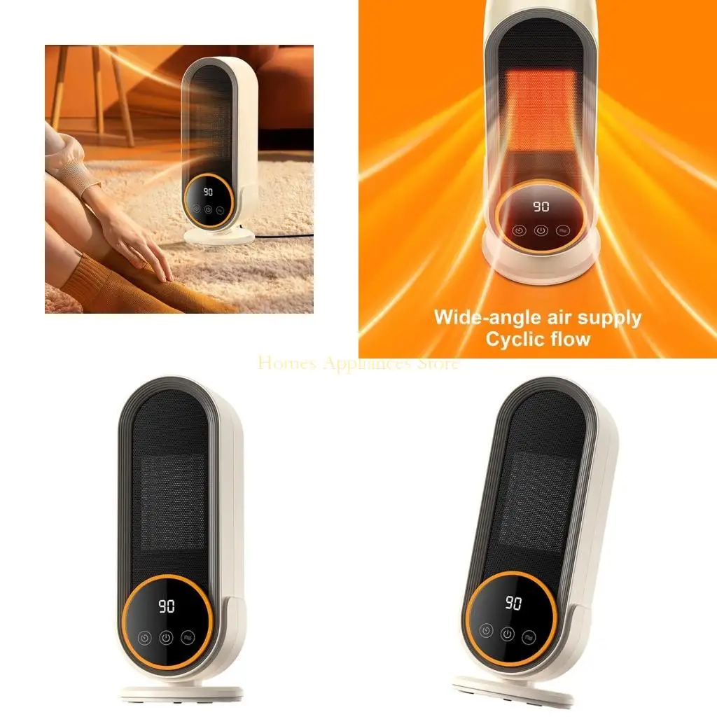 

D0AB Winter 1200W Electric Heater Portable Fan Heaters PTC Ceramic Heating Mini Space