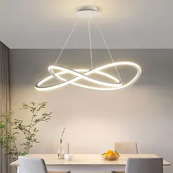 Modern and minimalist Nordic LED chandelier, dining room, bedroom, hotel chandelier, indoor home decoration lighting fixtures