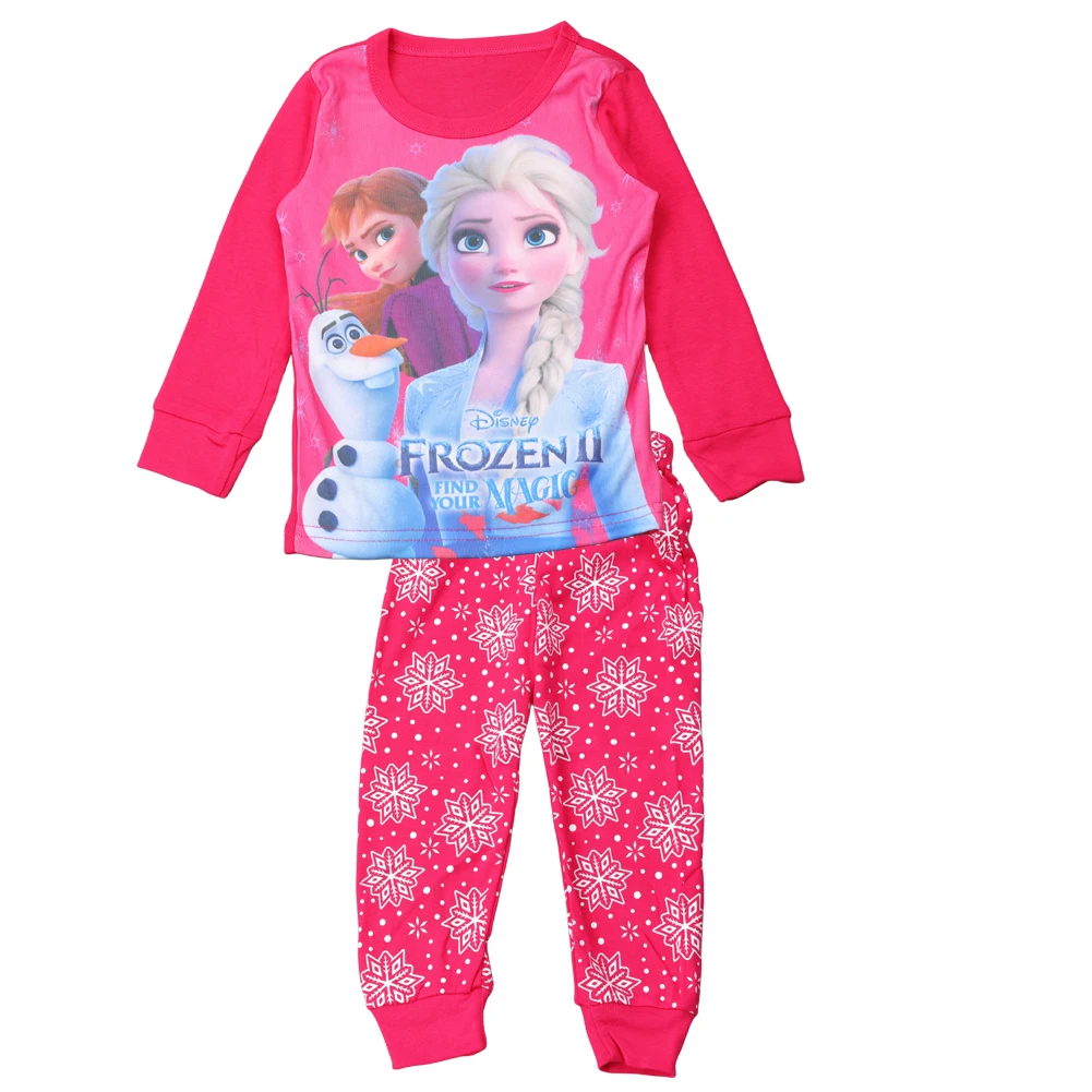 New Spring Kids Pjs Sets Elsa Anna Pajamas for Children Cotton Boy Sleepwear Baby Pyjamas Long Sleeve Girl Sets Nightwear