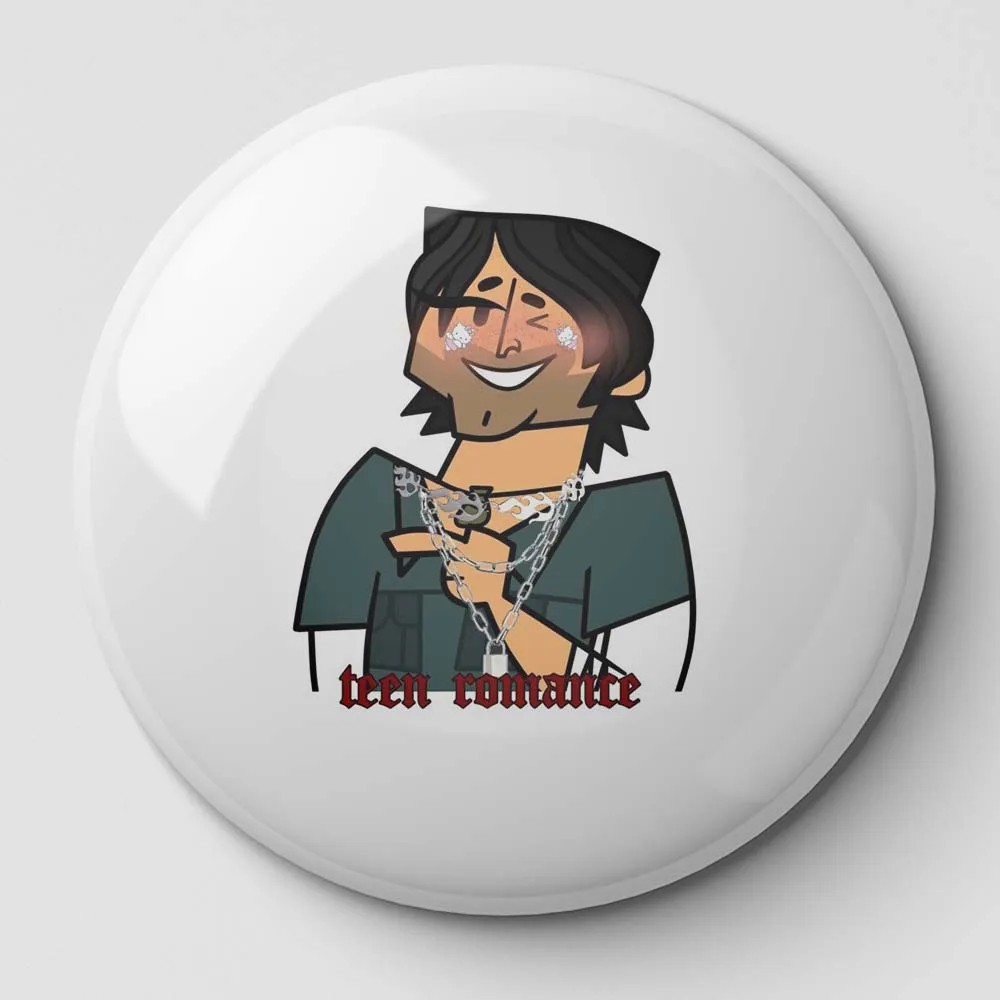 Chris Total Drama Island Td Mclean Soft Button Pin Customizable Clothes Lover Brooch Decor Cute Badge Collar Hat Lapel Pin