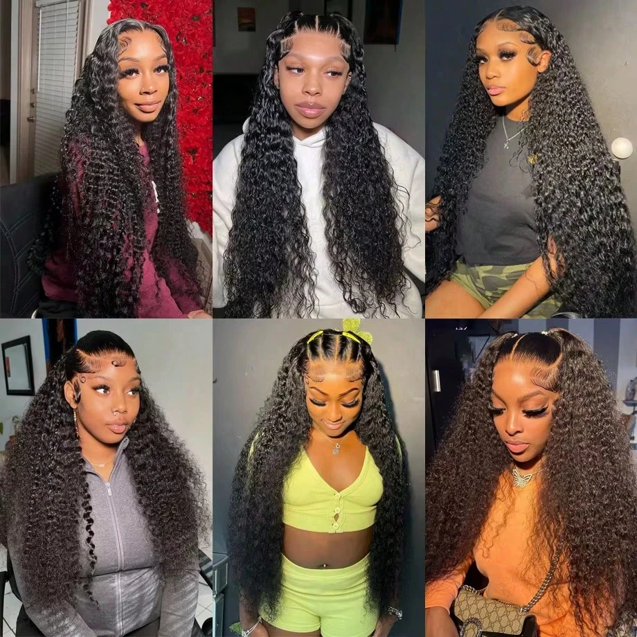 Deep Wave Bundles Human Hair Curly Hair Bundles Raw Hair Bundles 1/3/4 PC Brazilian Deep Curly Hair Bundles Human Hair For Woman image 7