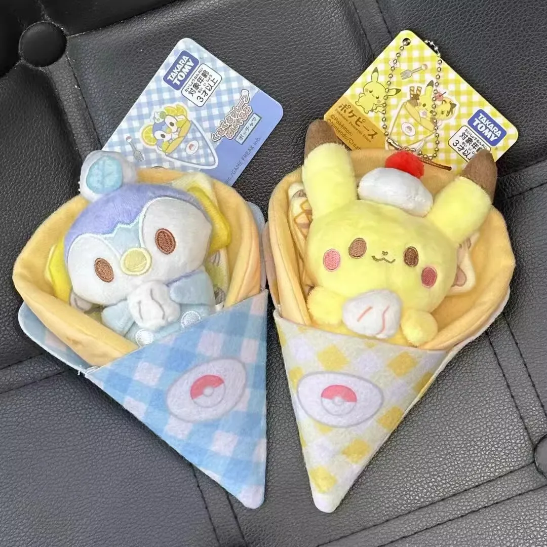 Kawaii Pokemon plush toys Pikachu Pogaman open disassembly pendant anime character dolls girls and children Christmas gifts