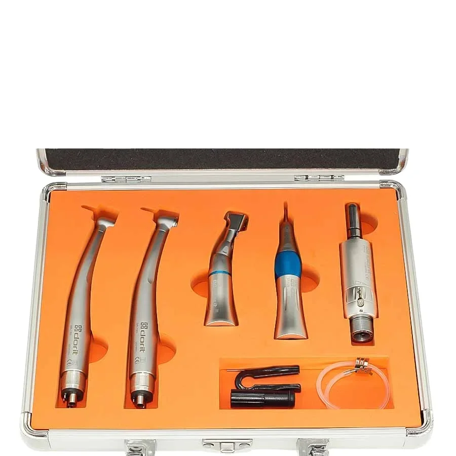 

Dorit dentals turbine 2 high speed and 1 low speed handpiece kit student dentist kit for dentals university