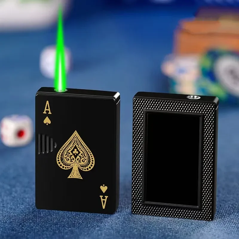 Metal Inflatable Poker Lighter, Personality and Creativity, Unique Gift for Boyfriend, Internet Celebrity, New