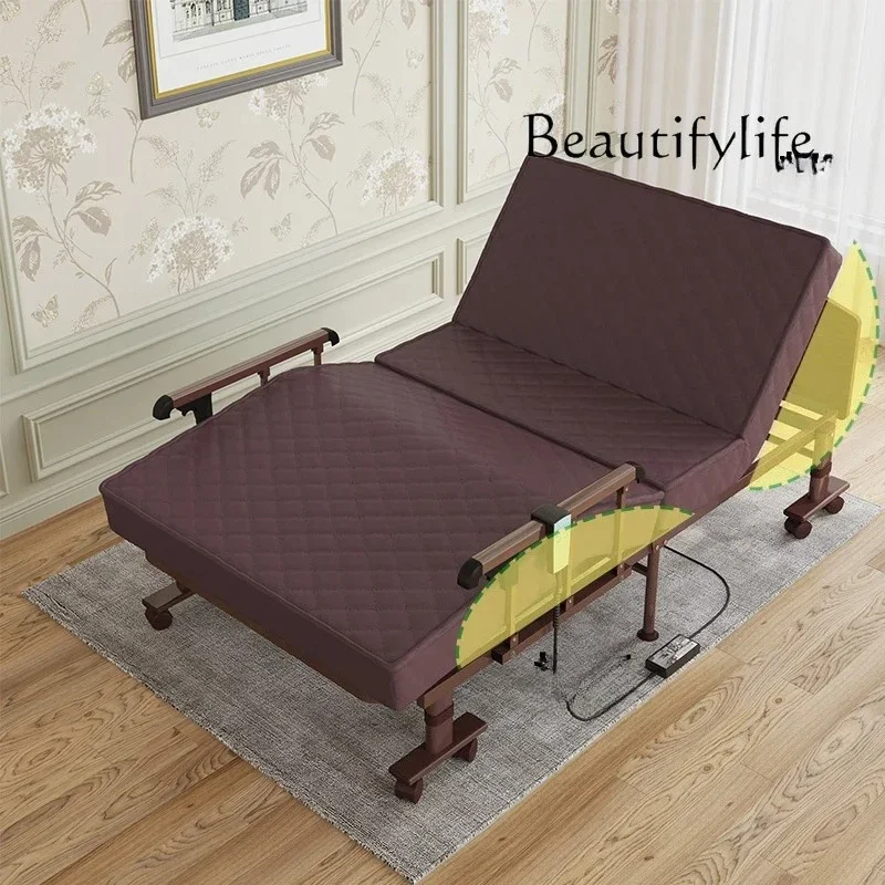 X35 New Electric Folding Bed Home Care Remote Control Automatic Lifting Backrest Adjustable