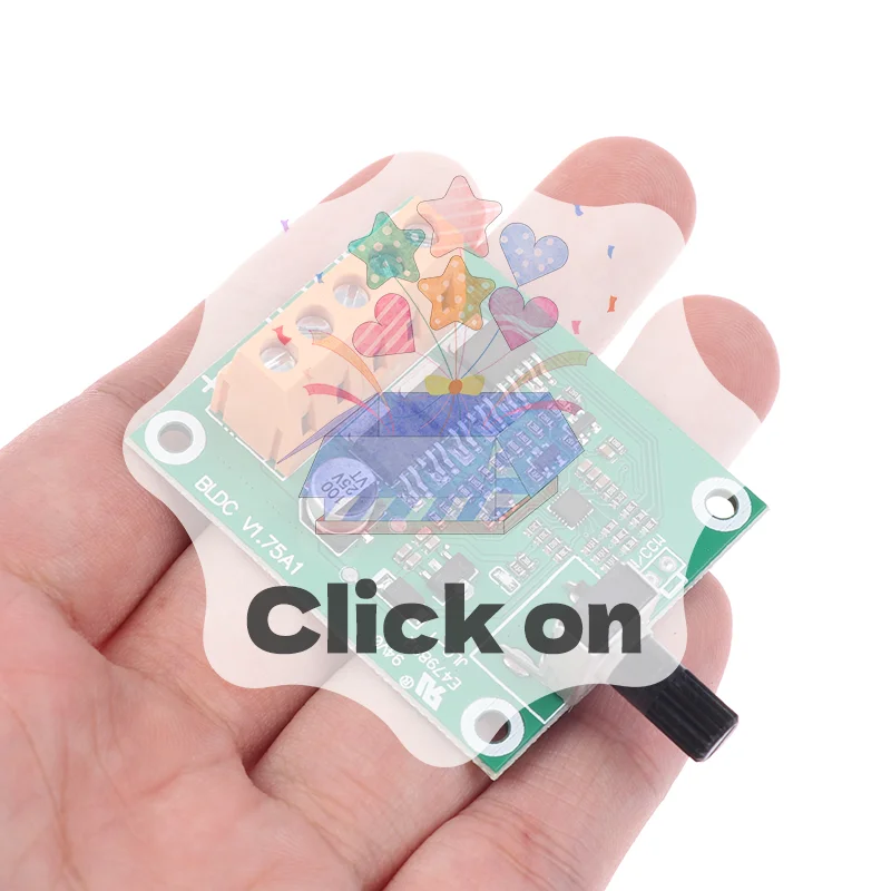 عالية الجودة تيار مستمر فرش السيارات لوحة تحكم 6V12V24 فولت CD محرك مروحة محافظ المحرك لتقوم بها بنفسك الملحقات #1