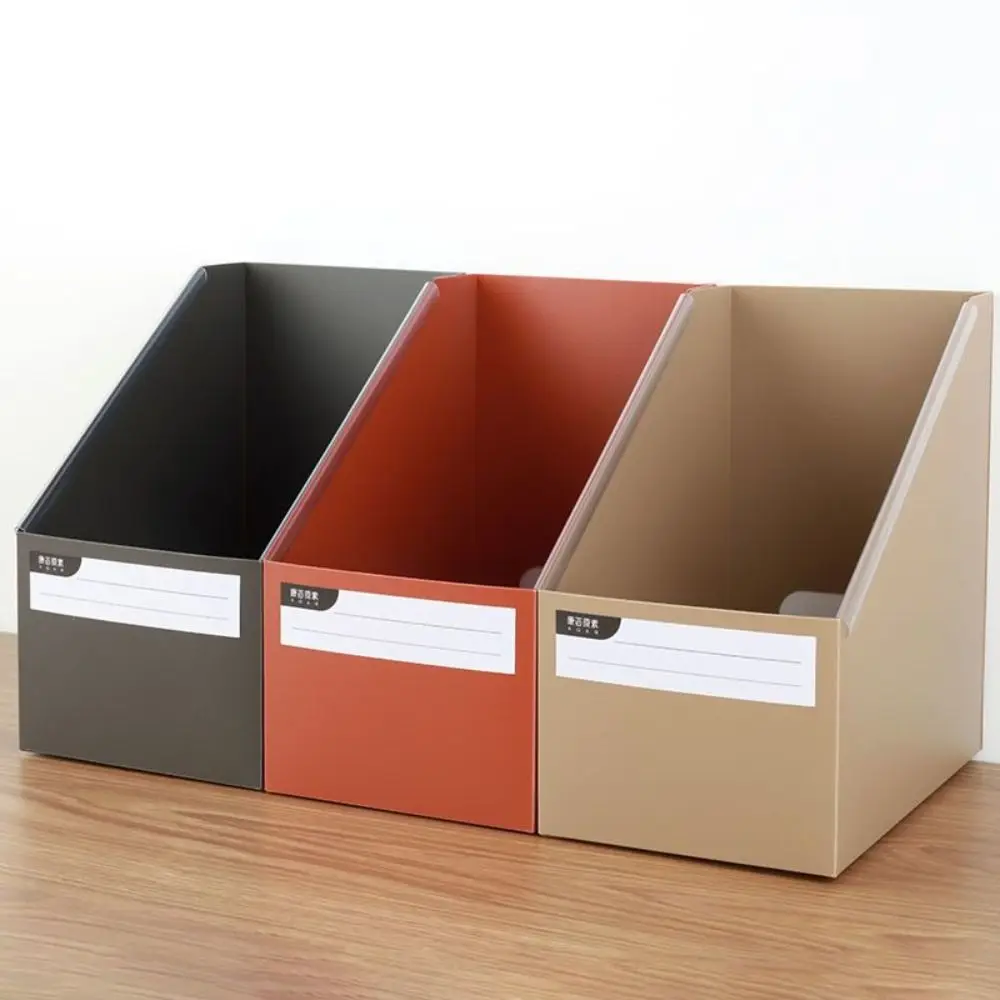 

Plastic Foldable Book Storage Box A4 Large Capacity Book Sorting Storage Box Waterproof File Sorting Rack Student