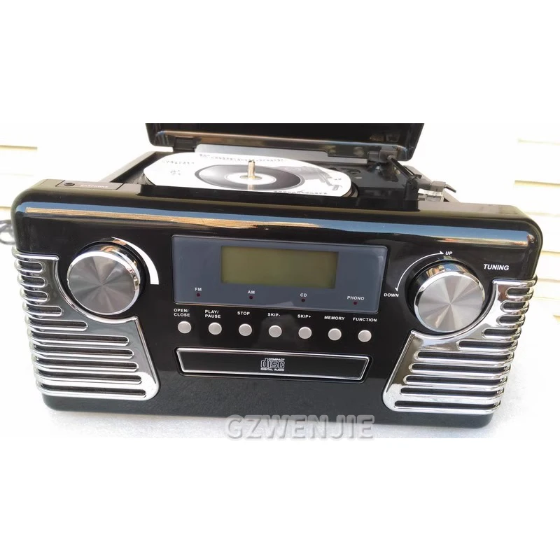 

Home Audio AM FM Radio CD Player Gramophone Player Phonograph Cassette Recorder Player Usb Blue-tooth Wireless Turntable