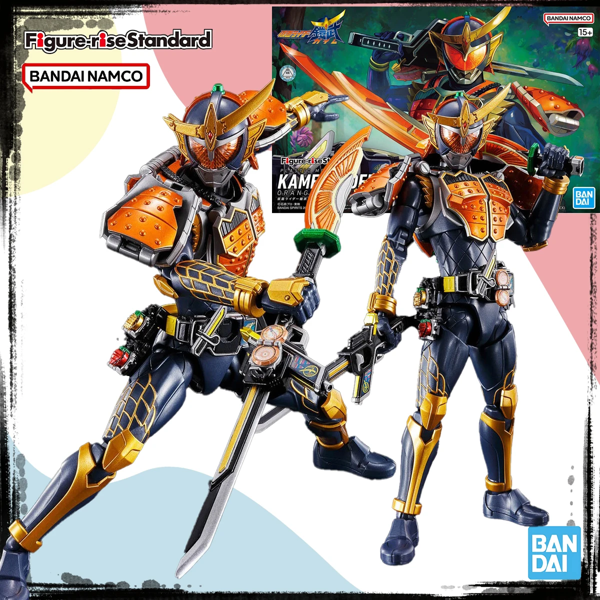 

Bandai Genuine Original FRS KAMEN RIDER Model Kit In Stock Anime Figure GAIM ORANGE ARMS Action Figures Assembly Model Toys