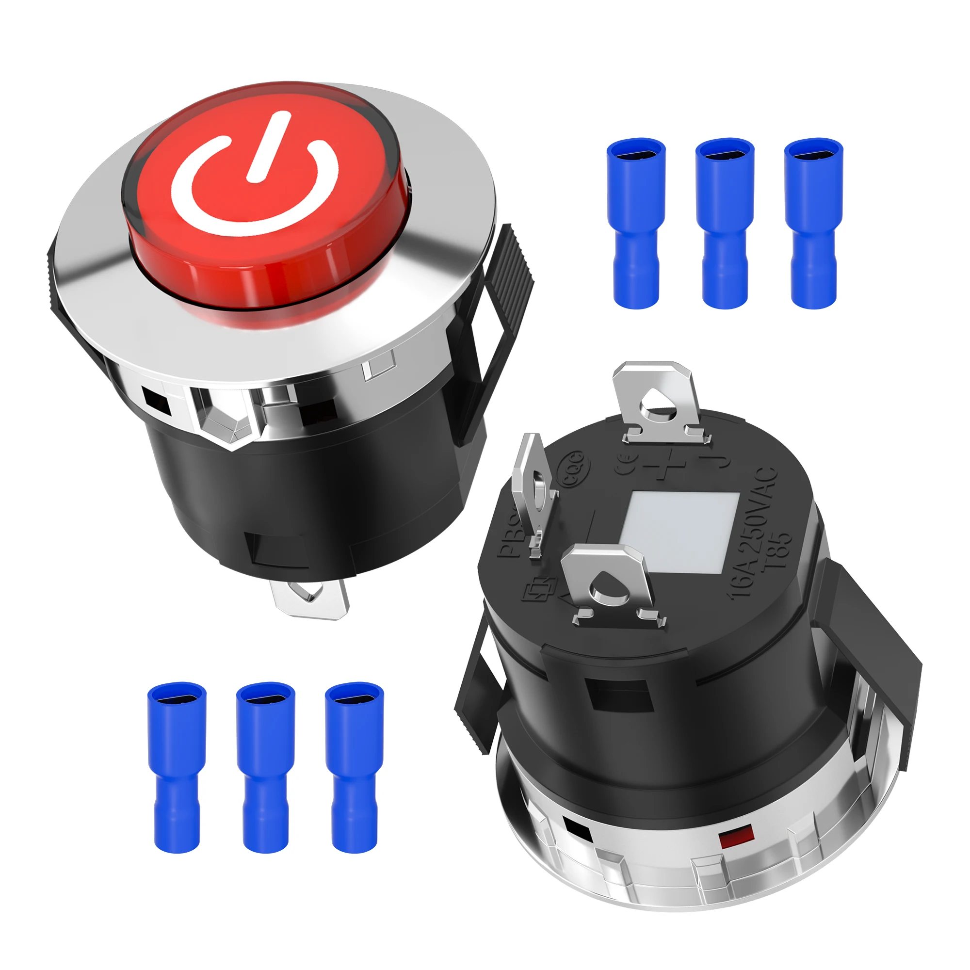 2PCS 12V Key Start Power Switch Children Car Replacement Part for Kids Powered Wheel Ride-On Car Toy Accessory Start Switch