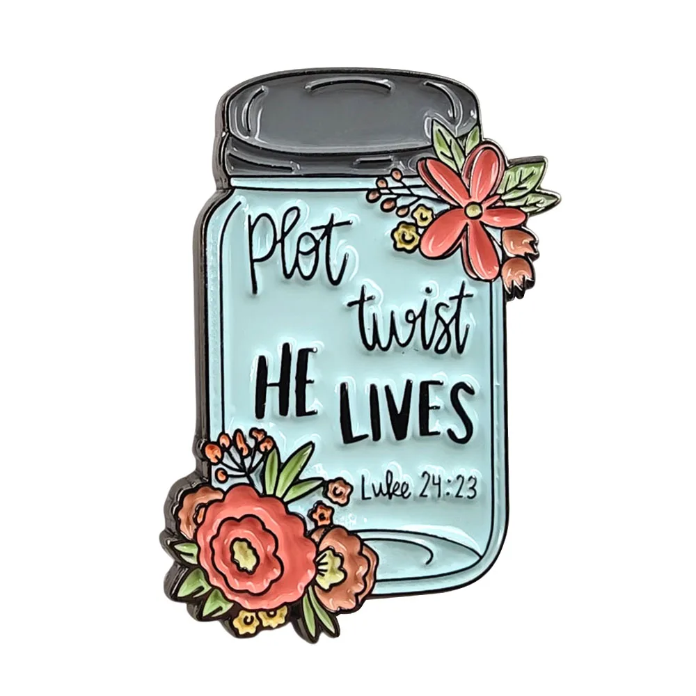 Christian Bible Verse Enamel Pin 
