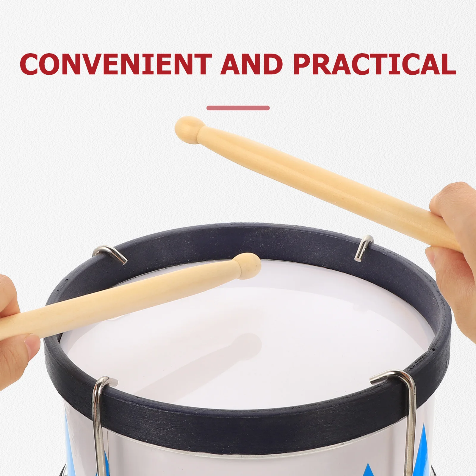 

1 set 1 Set Children Snare Drum Metal Wood Educational Percussion Instrument Kids Music Learning Strengthen Parent-Child Bond
