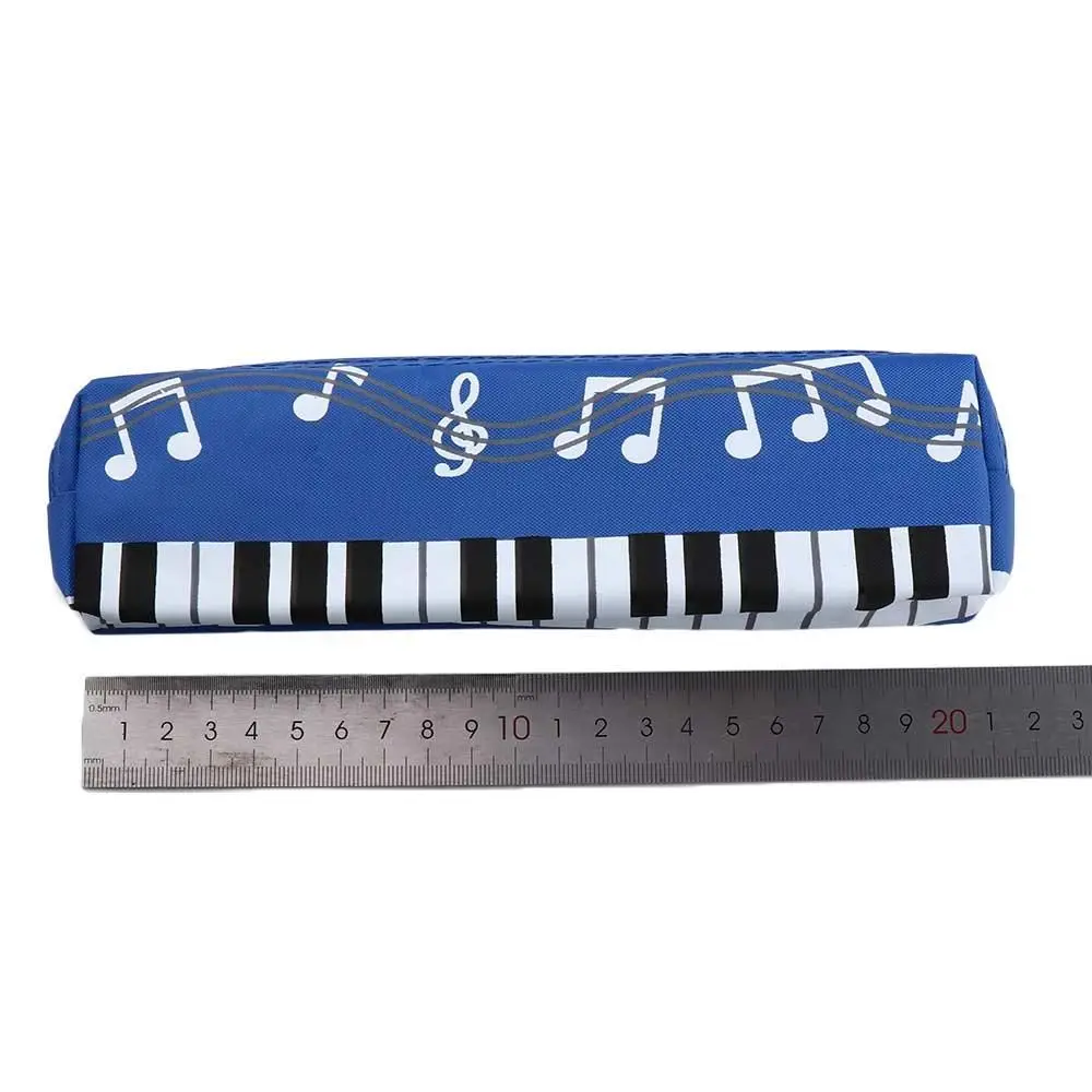 Single Layer Pen Bag School Stationery Musical Note Piano Pouch Musical Pencil Cases Student Pencil Case Piano Note Pencil Bag