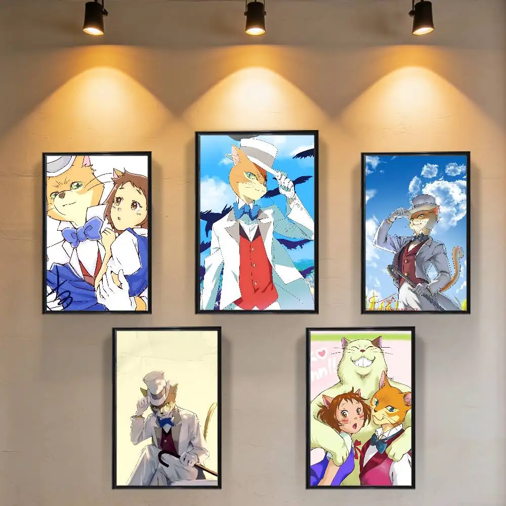 Baron Muta Cat Returns Wall Art Anime Canvas Painting Poster For Living Room Decoration Picture Home Decor